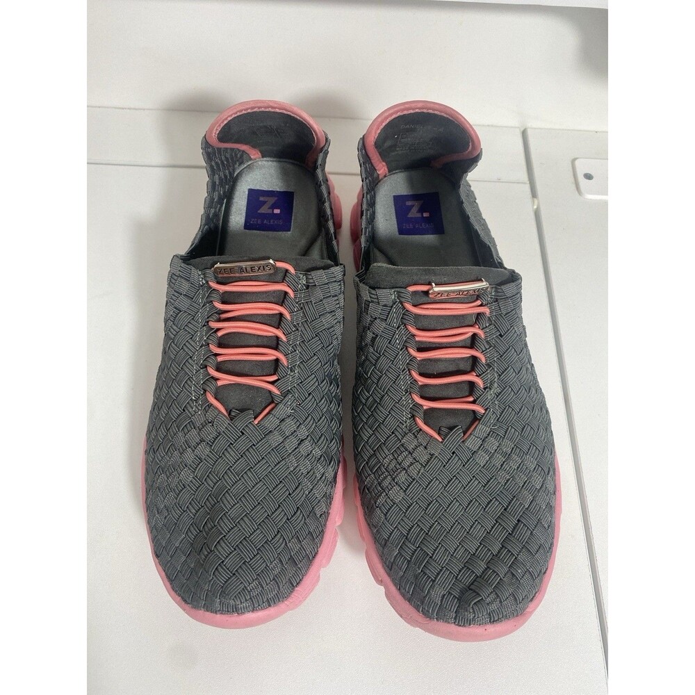 ZEE ALEXIS Women's Danielle Charcoal Melon Sneakers US 10 - Picture 4 of 16